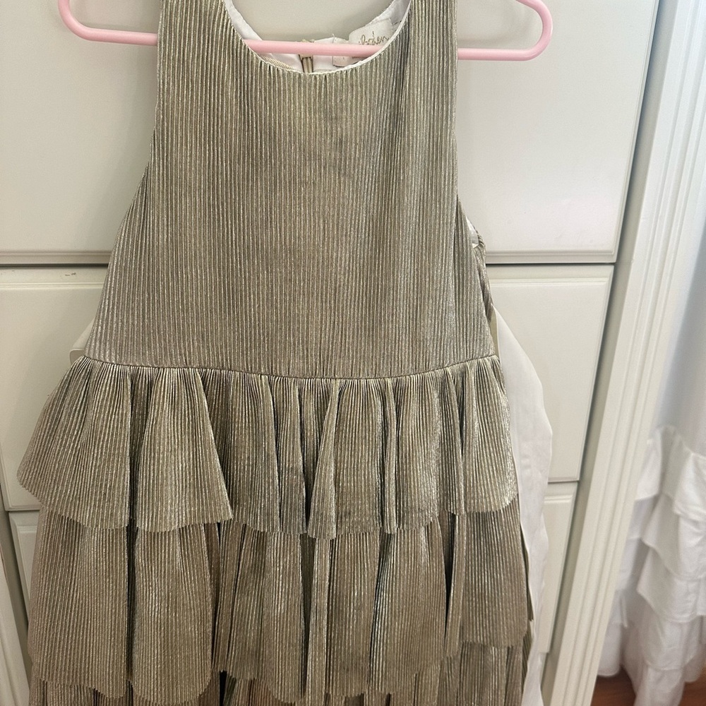 Mini Boden Gold Dress